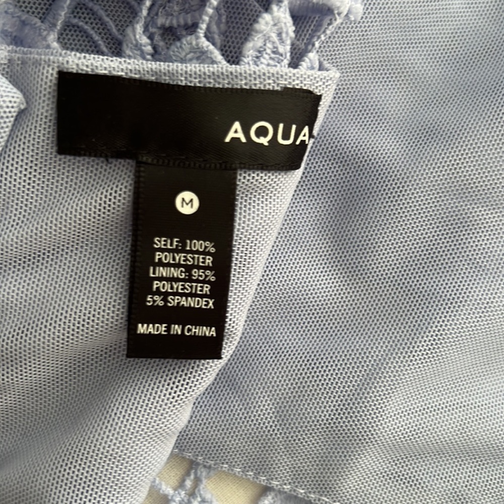 Aqua Lace Dress - Picture 9 of 9